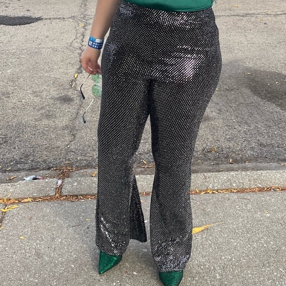Nasty Gal Disco Flare Pants - Picture 4 of 5